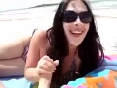 Amazing oral stimulation throughout vacation from my skanky, gorgeous, dark brown hottie